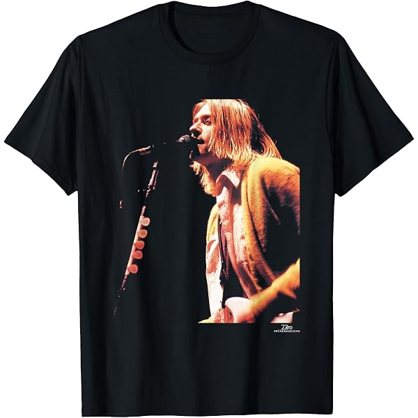 Kurt Cobain KCTS03MB05 T-Shirt, Multicoloured, XXL : Amazon.co.uk